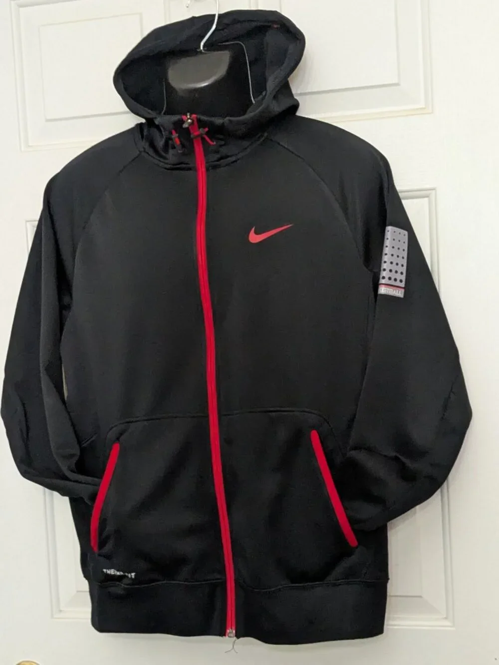 Nike Men's Practice OT Black Basketball Zip-Up Training Jacket Size M
